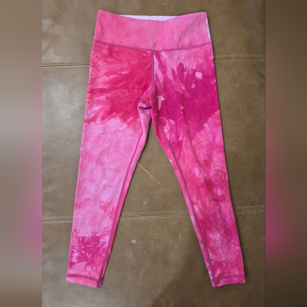 Zyia Pink Tie-Dye Kids Leggings